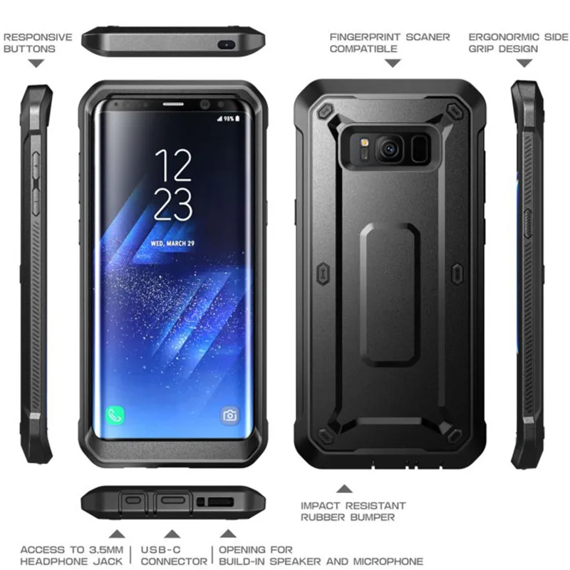 KQJYS роскошный ударопрочный бронезащитный чехол для Samsung Galaxy S8 Plus S7 S6 мощный