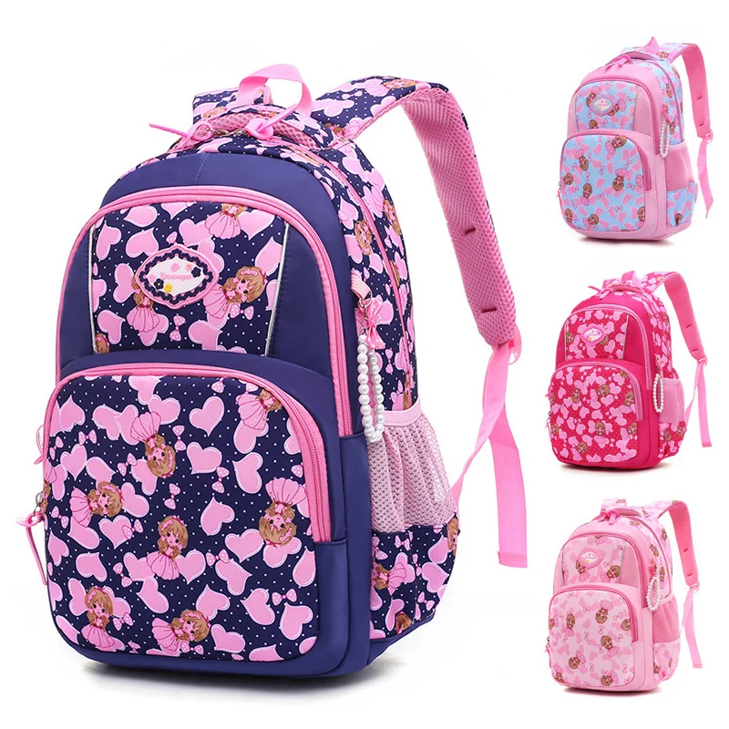 Fashion Children Backpack School Bags Girls Princess Orthopedic Schoolbags Primary Backpacks Kids Mochila Infant | Багаж и сумки