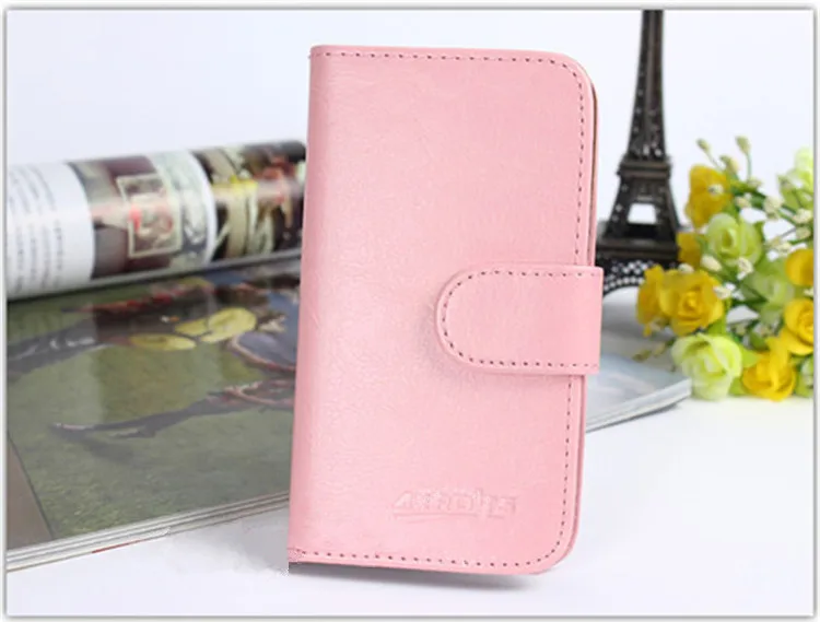 PINK Роскошный кошелек из искусственной кожи для Prestigio MUZE G5 LTE PSP5522DUO, чехол-сумка с подставкой, держатель для карт, винтажный Стильный чехол - Цвет: PINK