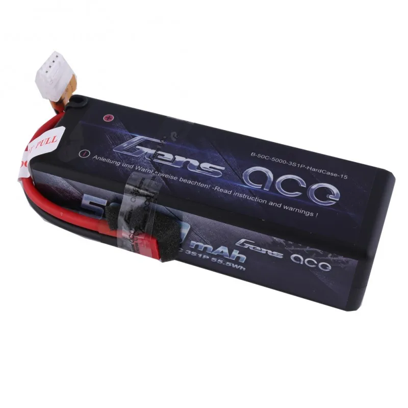 Gens ace Lipo батарея 11 1 В 5000 мАч 3S аккумулятор 50C Deans Traxxas вилка RC автомобильные