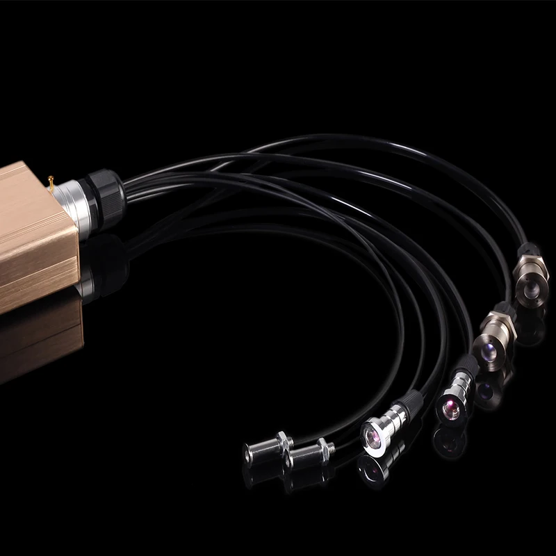 Большой Водонепроницаемый подводный волоконно-оптический светильник концевые