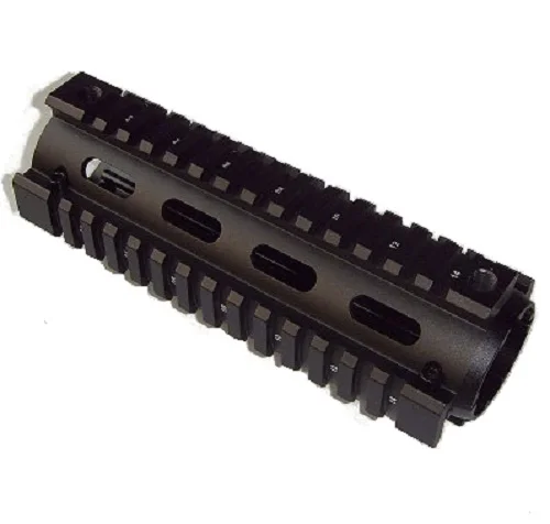 T-Series 6.7 Inch Tube Free Float Handguard Quad Rail Mount System fit AR15 M4 Guns ak 74 ak47 promotion | Спорт и развлечения