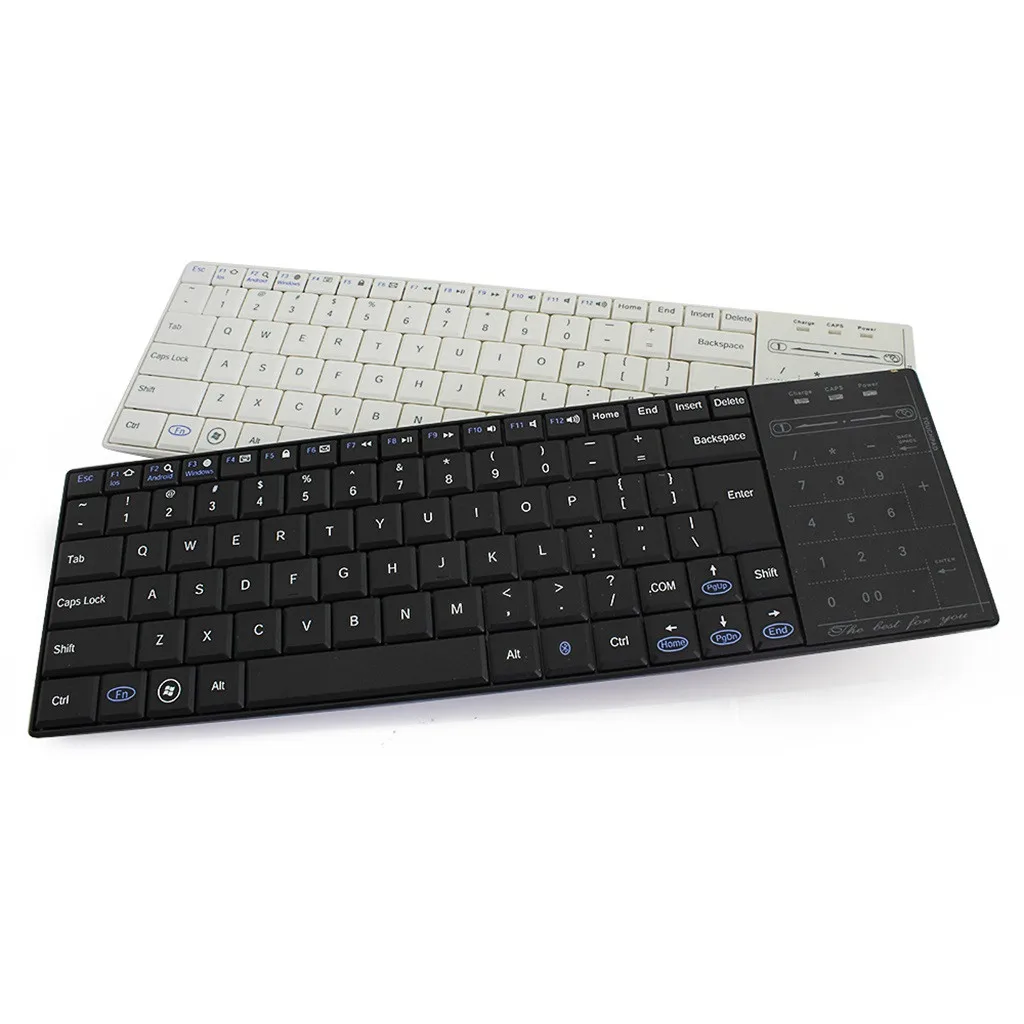 Bluetooth клавиатура Мини Беспроводная мультимедийная двойная bluetooth с сенсорной