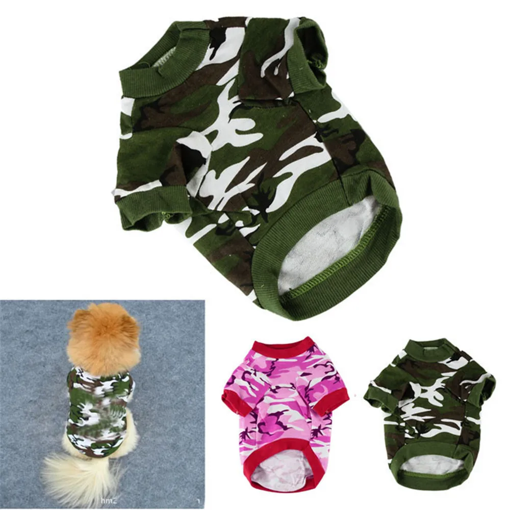 XS/S/M/L новая камуфляжная одежда для собак кошек толстовка щенок собачка куртка