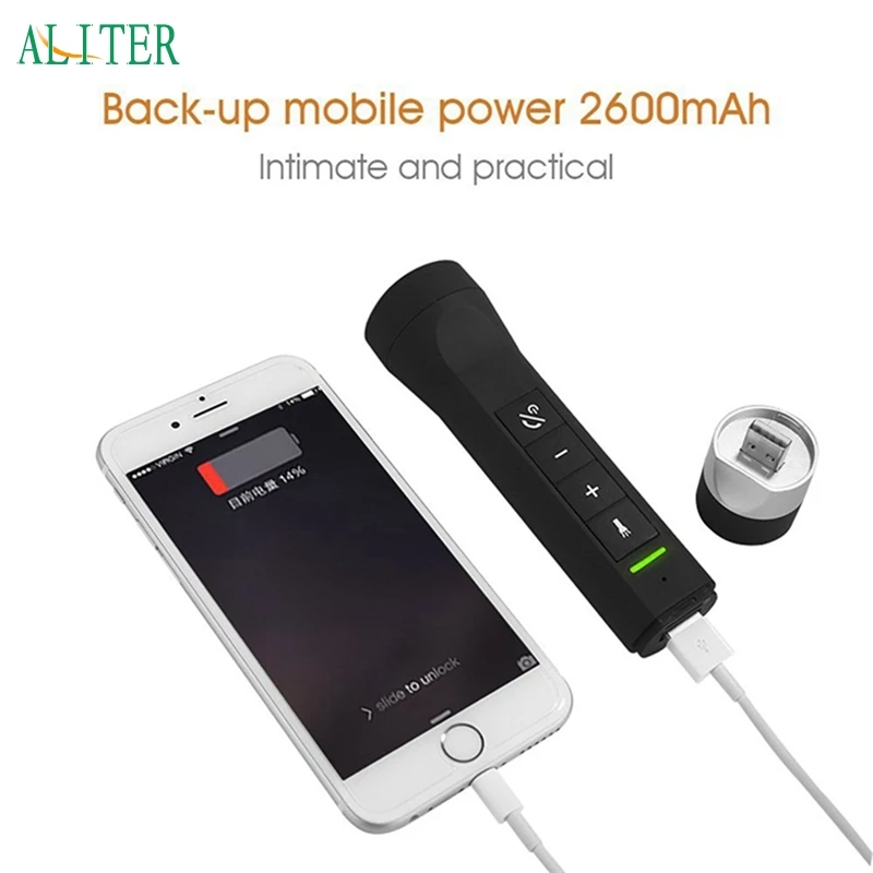 4 в 1 мульти динамик открытый беспроводной Bluetooth динамик фонарик Фонарь power Bank поддержка TF FM jul20
