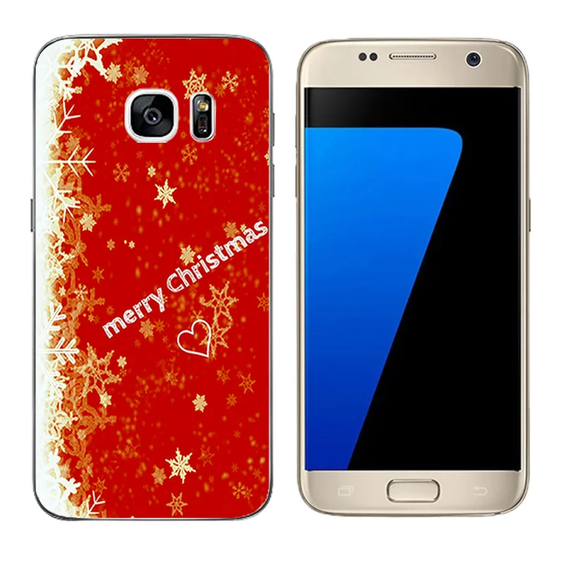 Чехол для Samsung Galaxy S7 чехол телефона мягкий силиконовый G930 с принтом веселого дня