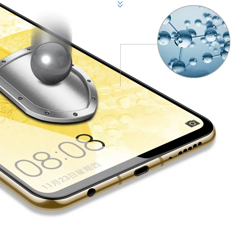 Full Cover Tempered Glass Film on for Huawei P9 Plus P10 Lite P20 Pro P30 Nova 3E 2 2s Screen protector Protective glass | Мобильные