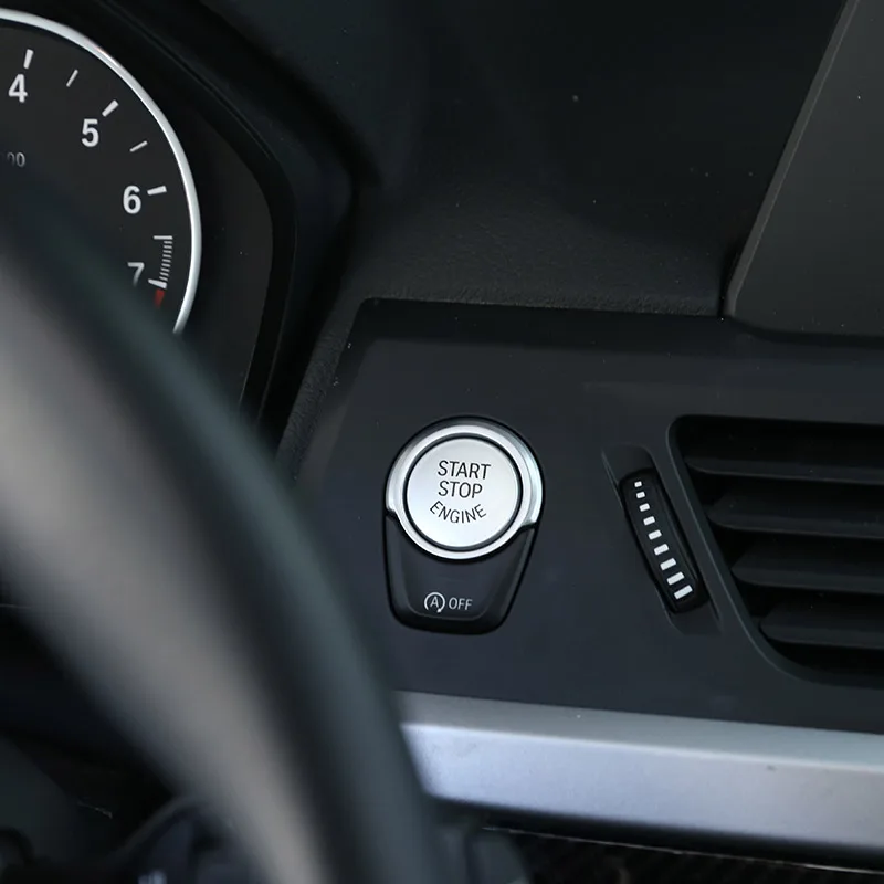 Для BMW 3 серии F30 X5 F15 двигателя автомобиля кнопка старт/стоп накладка замена