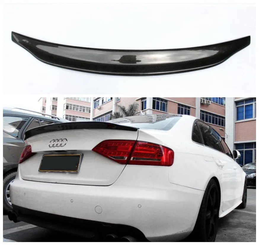 Для Audi A5 S5 Coupe 2009 2016 высокое качество Спойлер из углеродного волокна заднее крыло