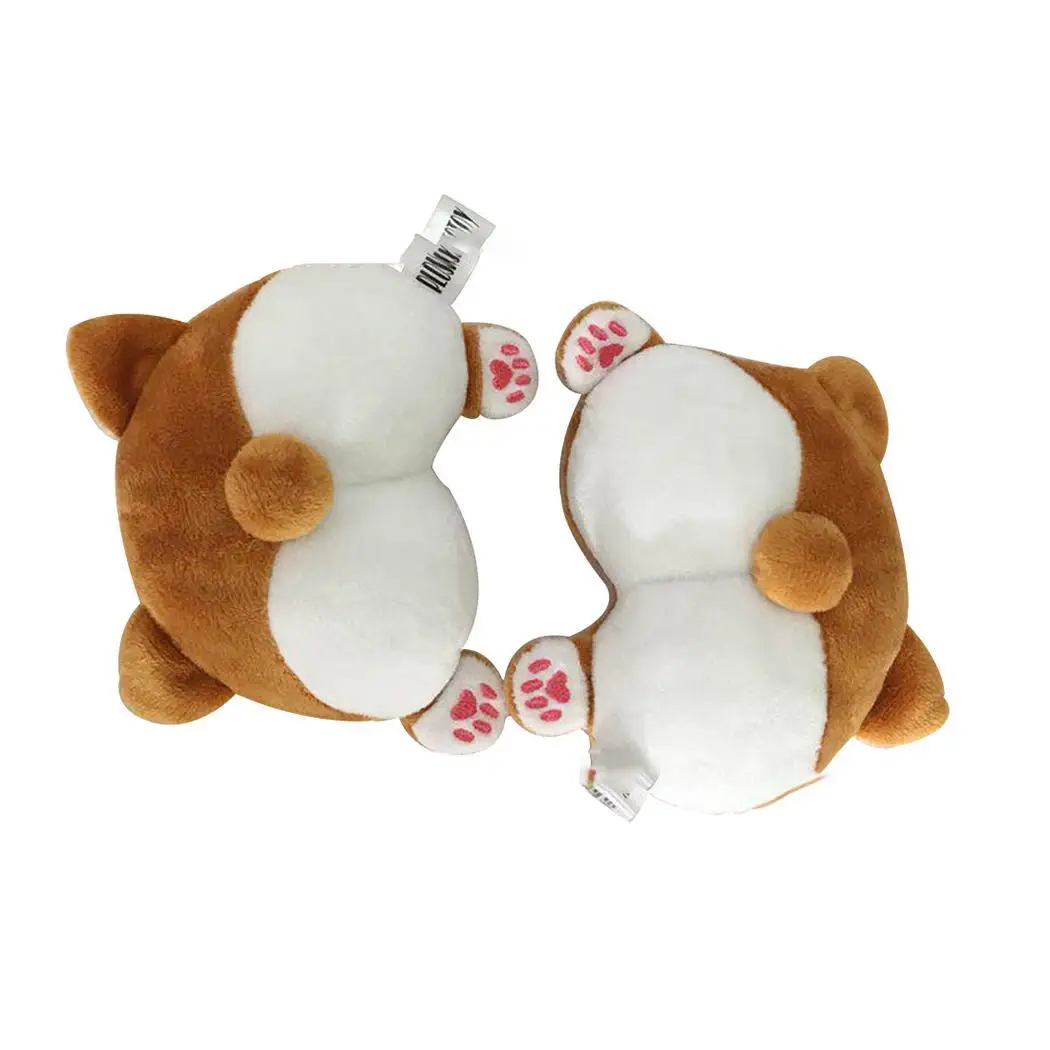 Милая игрушка в виде животного собака плюшевая пищащая Повседневная как на