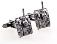 lepton copper tank design cufflinkshigh quality army fans gift cuff links for mensfree shipping