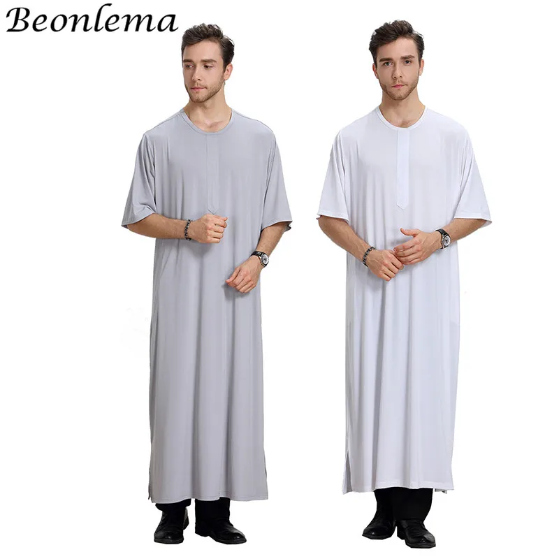 Beonlema мусульманская одежда кафтан Homme исламский o образный вырез абайя Vestidos