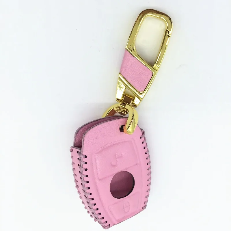 Чехол для автомобильного ключа из натуральной кожи держатель брелка кошелек