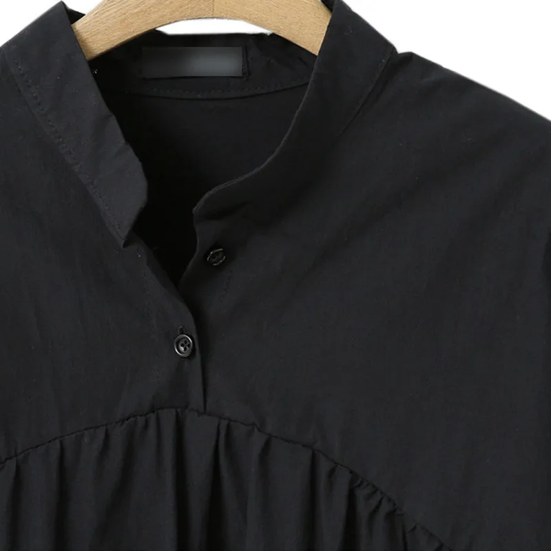 Женское свободное платье макси с длинным рукавом и оборками|ruffle dress|black womanlarge sizes |
