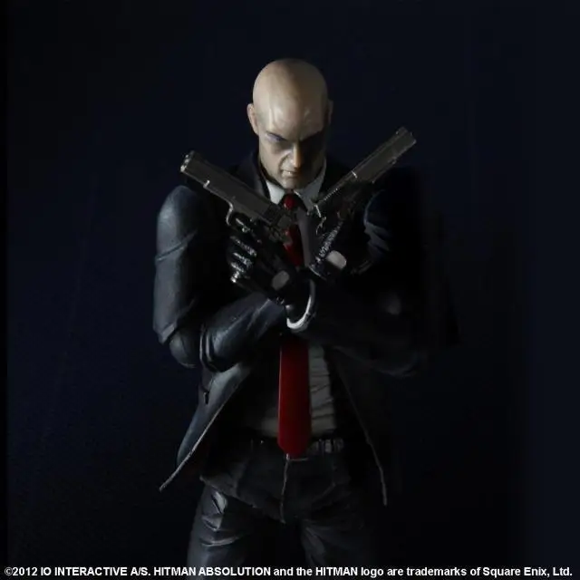 

PLAY ARTS 23cm Game Hitman Codename 47 KAI Figure Model Toys