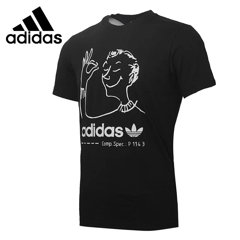 Новое поступление оригинальных мужских футболок Adidas Original FUN спортивная одежда с