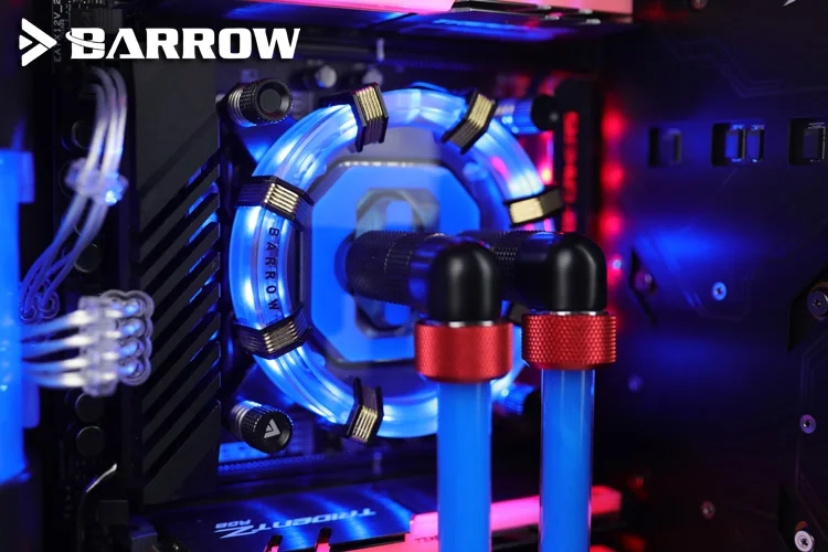 Курган Процессор воды блок использовать для INTEL LGA1150 1151 1155 1156/X99 2011/AMD AM3 AM4/радиатор 5V GND для 3PIN Hearder материнская плата