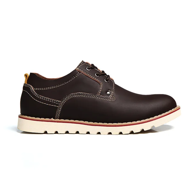 leather shoes casual cheap footwear 