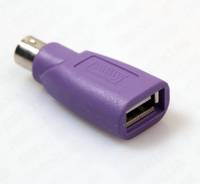 300 шт./лот фиолетовая плата для ключей Мышь PS2 PS/2 в USB адаптер конвертер|usb adapter