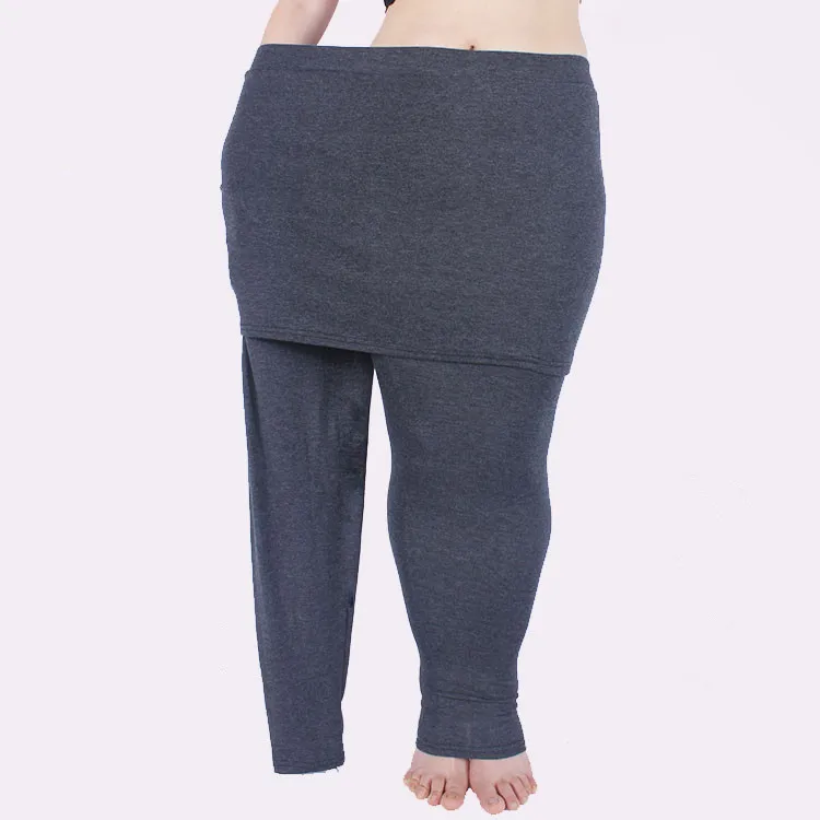 Бесплатная доставка соединенные кюлоты большого размера леггинсы с юбкой |