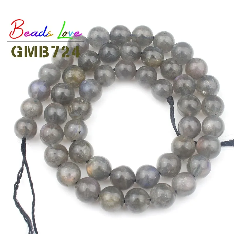 

Natural Labradorite Stone Beads 4 6 8mm 15'' Round Loose Spacer Beads For Jewelry Making Diy Bracelet Necklace Wholesale Perles