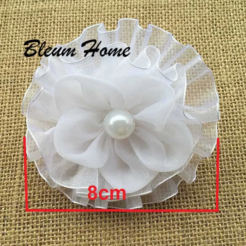 47 Bleum Home/комплект из 2 предметов для русской школьницы; Изысканные белые резинки для девочек с оборками и бантом для волос; резинки для волос - Цвет: 47