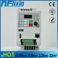 220v 0 75kw 1 5kw 2 2kw vfd single phase input frequency converter 3p output variable frequency drive inverter