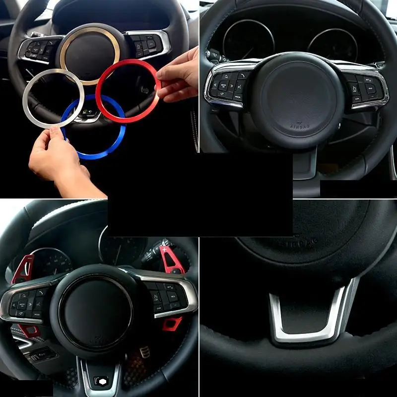 Автомобильное рулевое колесо автомобильное декоративное хромированное