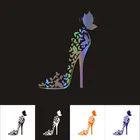 Автомобильные наклейки 13 см * 17 см, модные украшения в виде бабочек для мотоциклов, Водонепроницаемые Светоотражающие Наклейки 3D, купите 2, сохраняйте половину пользовательских наклеек