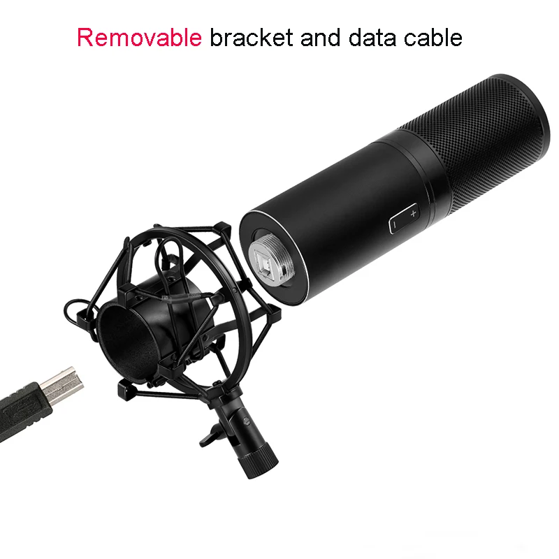 FELYBY Q9 компьютерный USB микрофон для живого потока Braodcasting YouTube проводной конденсаторный микрофон