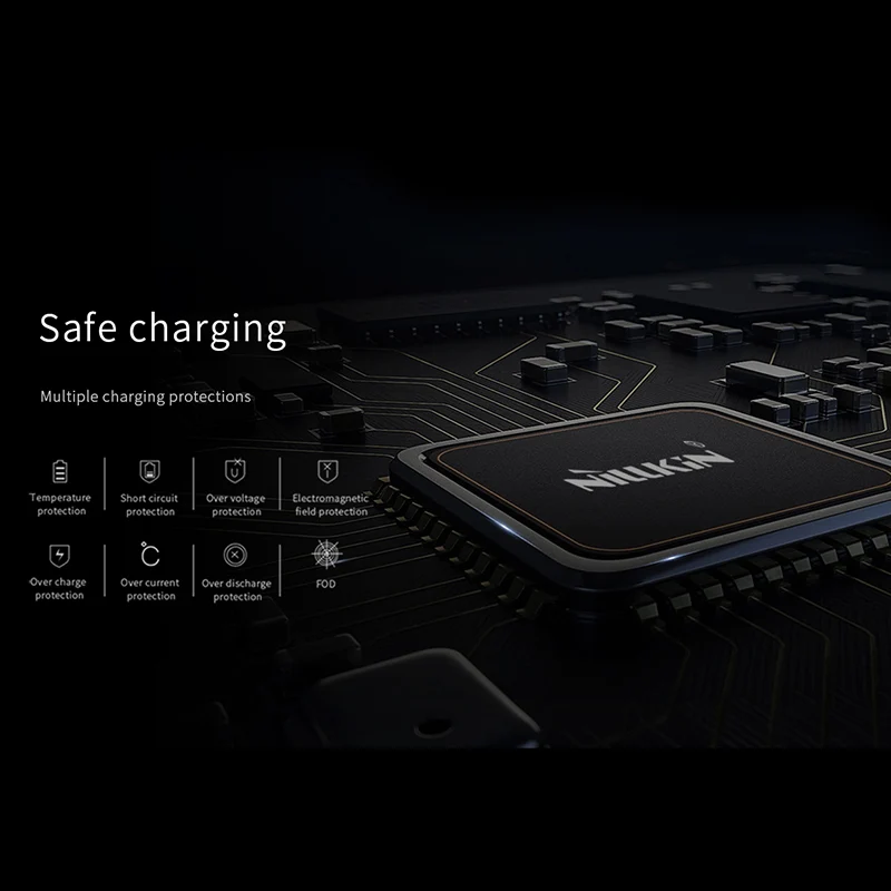 Nillkin подарочный набор QI Быстрое беспроводное зарядное устройство+ usb кабель для зарядки+ чехол для iPhone Xs Max/Xr/X 10 Вт зарядная площадка Рождество