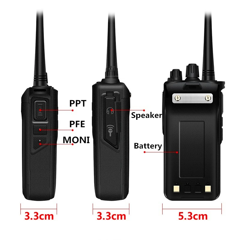 4800mAh 10W Baofeng Walkie Talkie 10km BF 898 портативный HF трансивер 400 470MHZ открытый Интерком