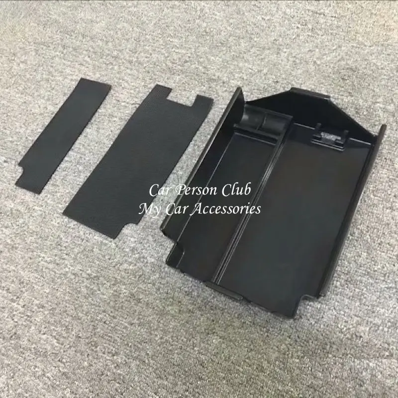 

For Mazda CX9 CX-9 2016 2017 2018 Middle Control Armrest Storage Box Glove Container Anti Slip Mat Cover Car-Styling Accessories