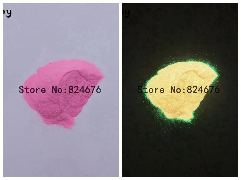 9 Pink 50 г/пакет светящиеся ногтей Блеск люминофорный порошок пигмент флуоресцентный эффект светятся в темноте ногтей блеск украшения светящийся порошок - Цвет: 9 Pink