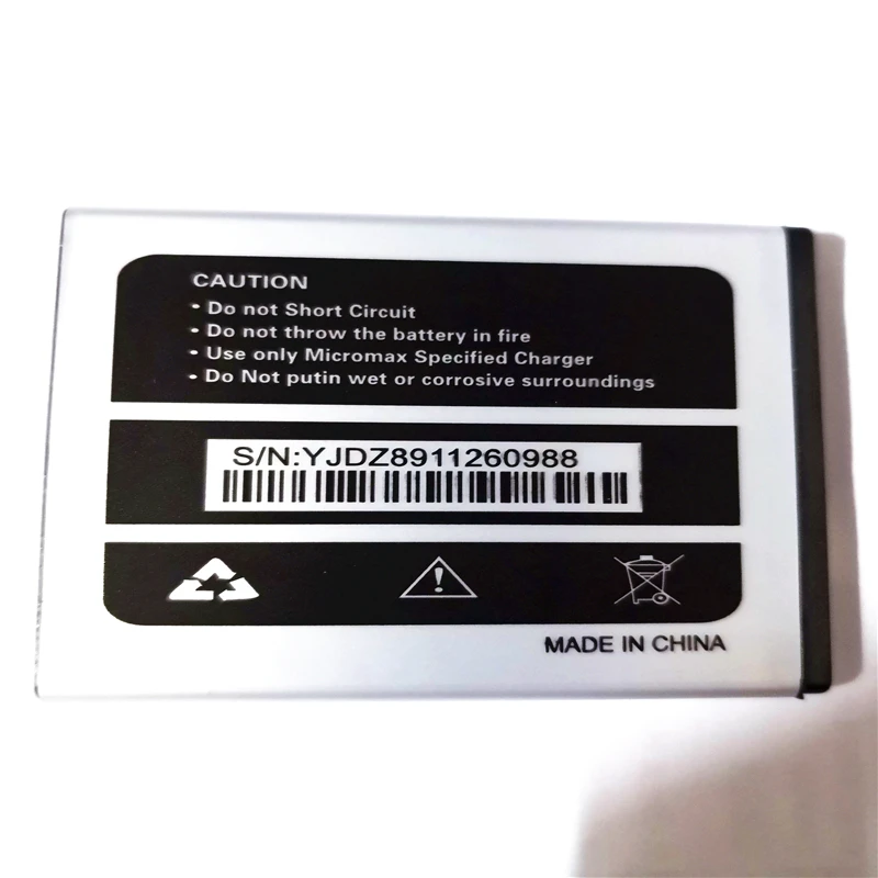 3 7 V батарея 1800mAh Для Micromax Q4202 сотовый телефонная литий ионная литиевая