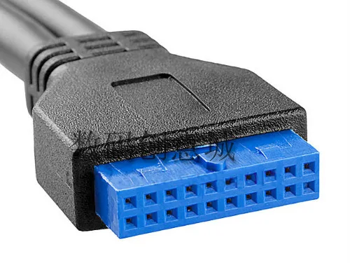 Новый двухпортовый USB 3 0 с гнездовым креплением на 20 контактный разъем