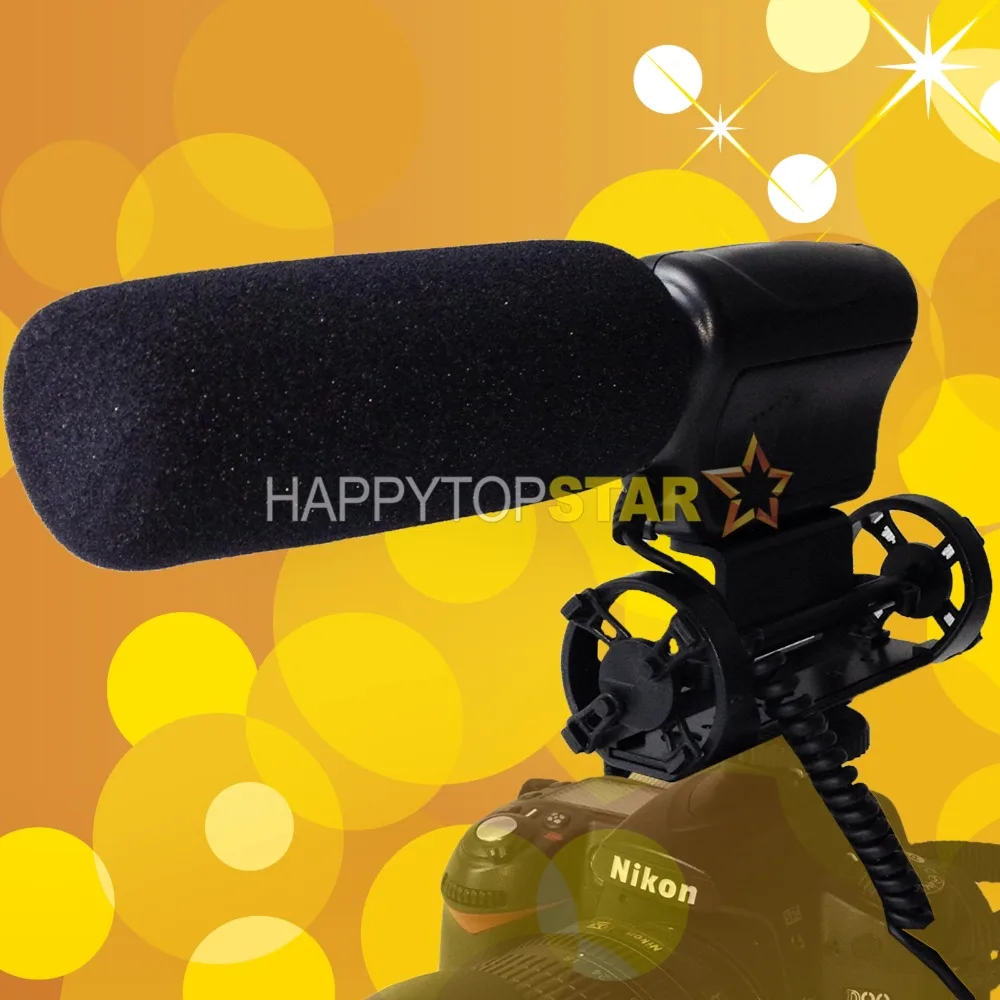 Профессиональный стерео направленный микрофон NA Q7 Shotgun DV для Canon 6D2 6D 5D4 80D 5D Mark II III