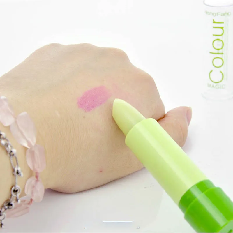 10 шт./лот Магия цвета Температура изменение помада влаги Anti Aging защиты бальзам для