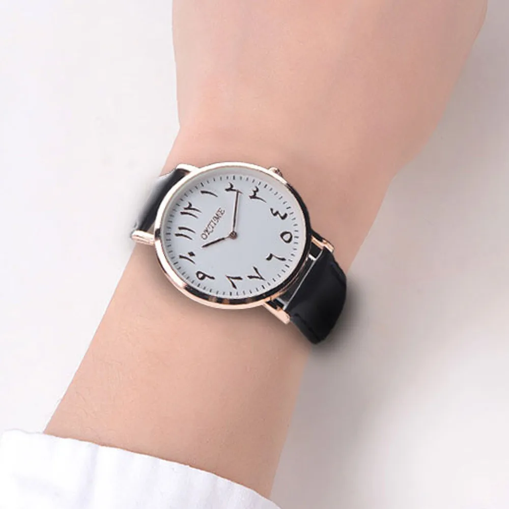 Роскошные модные женские часы с арабскими цифрами наручные механические