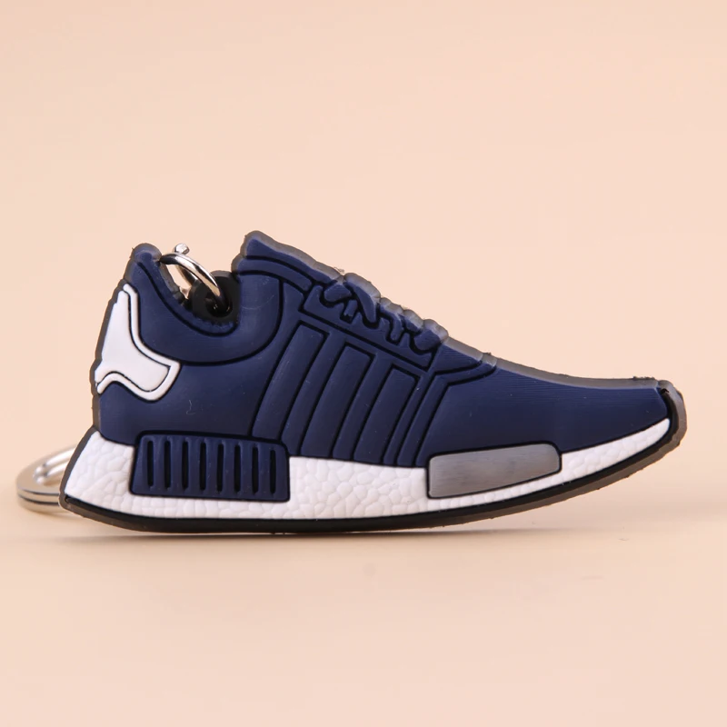 Photo Color4 Силиконовый мини брелок для ключей от обуви NMD, подарок для женщин и мужчин и детей, баскетбольные кроссовки Porte Clef - Цвет: Photo Color4