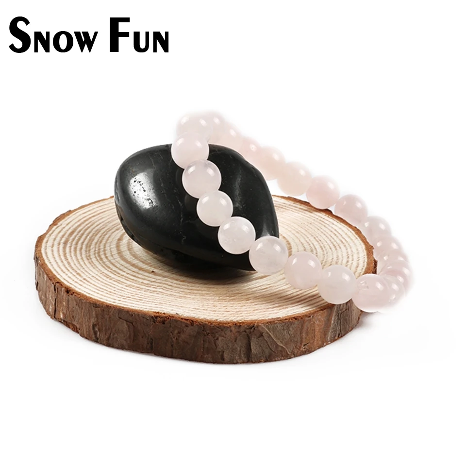 Женский браслет с бусинами из розового кварца 8 мм|bracelets for|bracelets for womenbracelet bracelet |