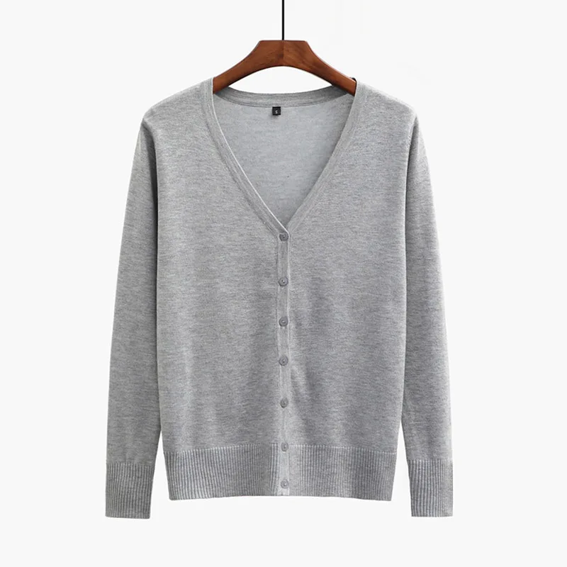 peonfly кофта женская кардиганы женские больших размеров твердых трикотажные кофты