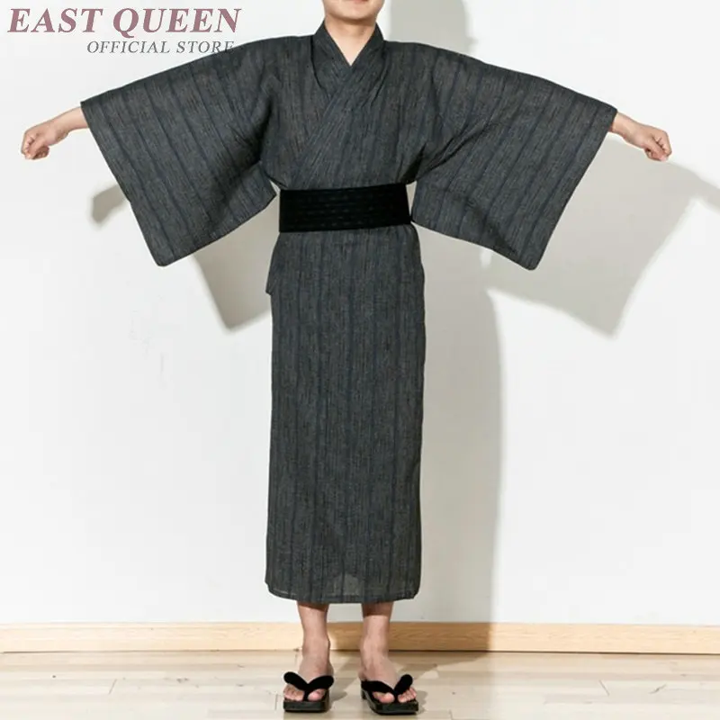 Традиционное японское кимоно одежда для мужчин yukata Мужская haori obi самурая воина
