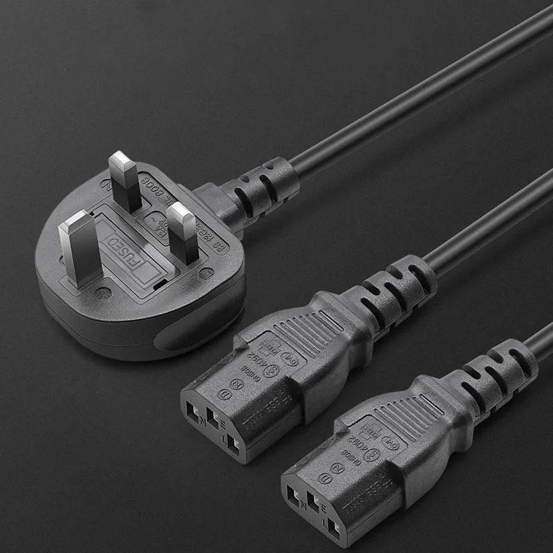 250V 13A BS сертификация с предохранителем штепсельная вилка Великобритании 1 8 м