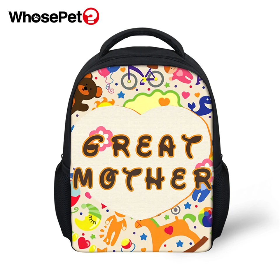 WHOSEPET Primary Students Shoulder Book Bags Kindergarten Kids School Backpack Boys Girls Mini Cartoon Motherland | Багаж и сумки
