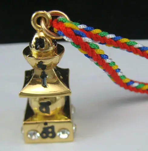 

feng shui decoration products 5 Element Pagoda Necklace+Gift Box W1059