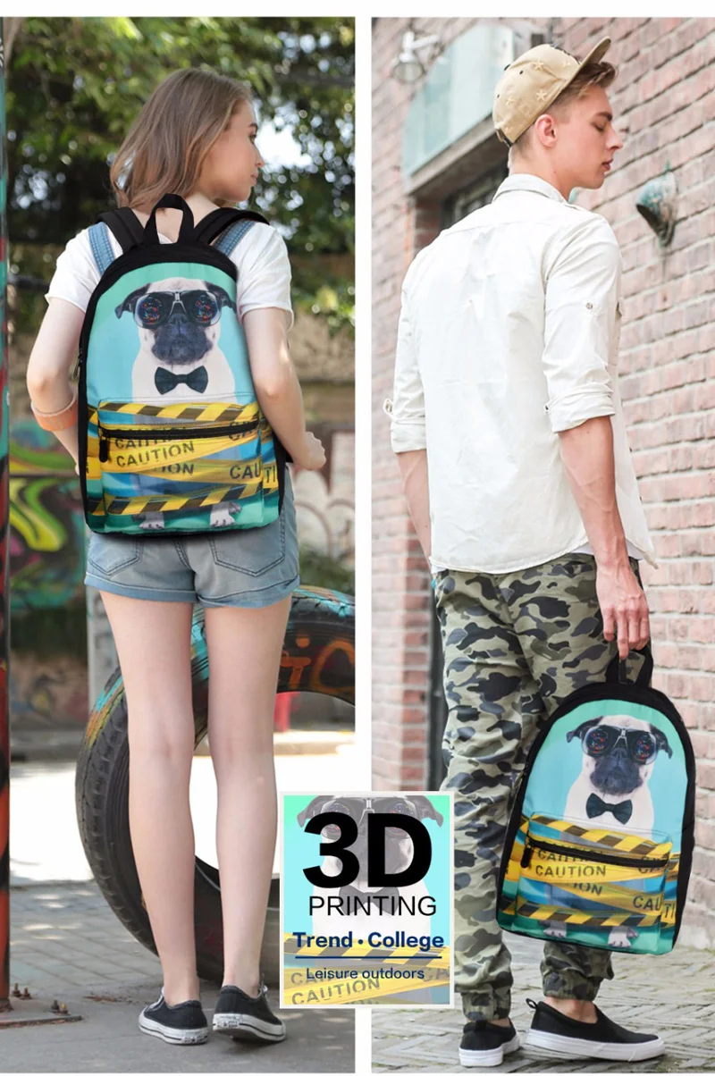 

Coloranimal Custom Children Large School Bags for Teen Girl Cute Dog Australian Shepherd Pattern Children Kids School Backpack