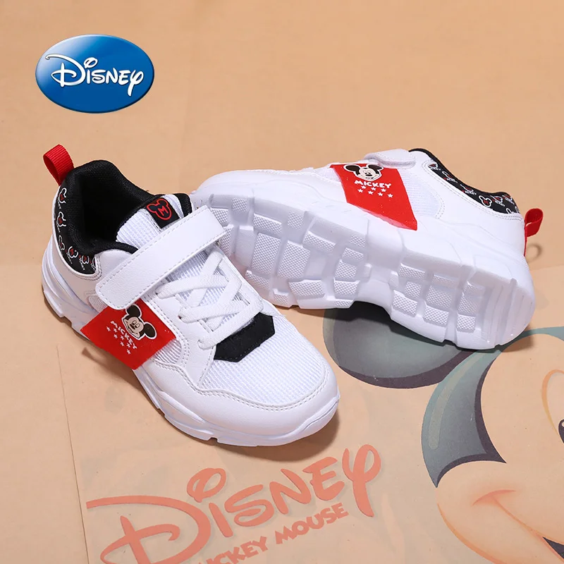 Disney Shoes Children Boys Girls Sneakers 2019 Spring Autumn Breathable Leather Sport Casual Size 31-37 | Детская одежда и обувь