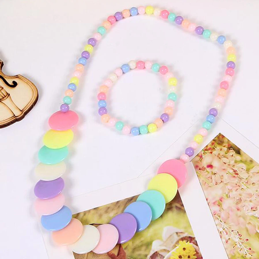 Бусины карамельного цвета Новые бусины подарок для ребенка колье браслеты