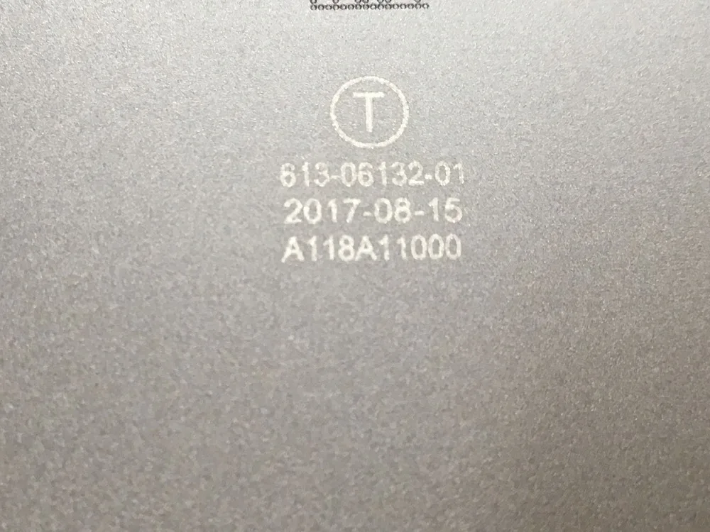 Оригинальный Новый A1706 ноутбук нижний чехол для MacBook 13 &quot2016 год Серебряный серый